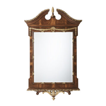Theodore Alexander The India Silk Bedroom Wall Mirror