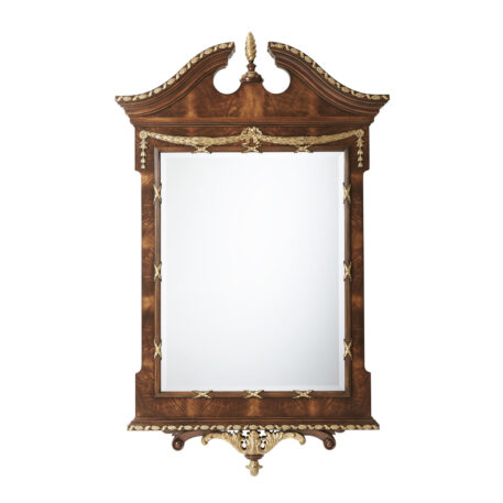 Theodore Alexander The India Silk Bedroom Wall Mirror