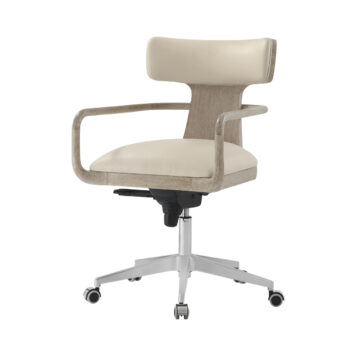 Theodore Alexander Repose Wooden Upholstered Study Chair