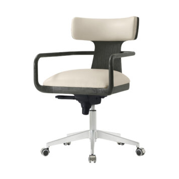 Theodore Alexander Repose Wooden Upholstered Study Chair