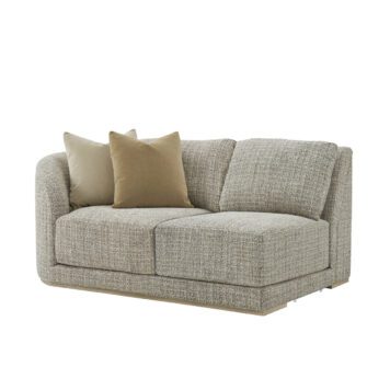 Theodore Alexander Menton Latte LAF Sofa