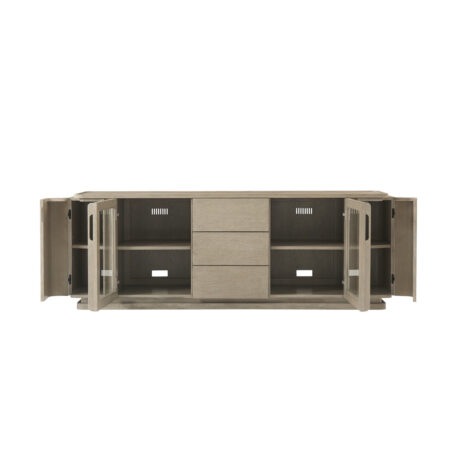 Theodore Alexander Repose Glass Door Media Console - Image 3