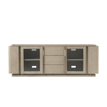 Theodore Alexander Repose Glass Door Media Console - Image 4