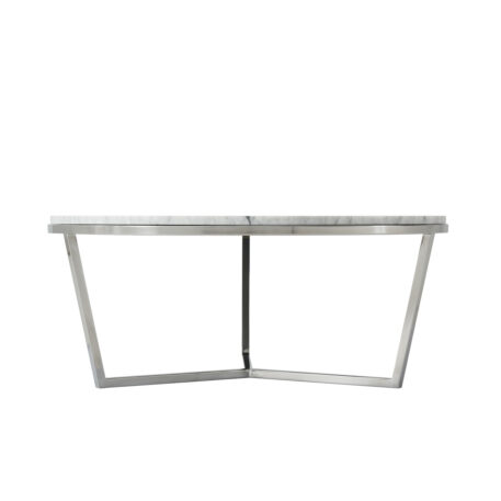 Theodore Alexander Small Fisher Round Cocktail Table (Marble) - Image 2