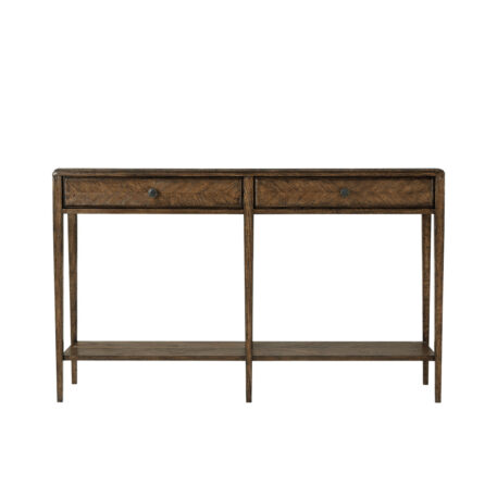 Theodore Alexander Nova Two Frieze Drawers Console Table - Image 3