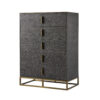 Theodore Alexander Blain Tall Boy Chest of Drawers