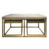 Alden Parkes Trio Bench-Champagne Leaf - Image 2